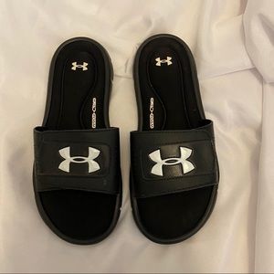 Under Armour 4D Foam Sandals Men’s 7 Slides Black
